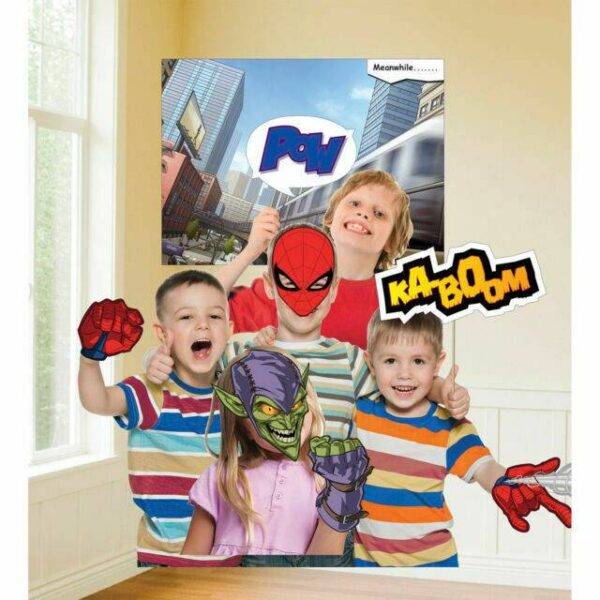 12 ADEREÇOS FOTOGRAFIA (PHOTO BOOTH) SPIDERMAN