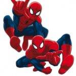 2 SILHUETAS 30 CM SPIDERMAN