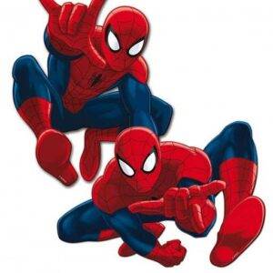 2 SILHUETAS 30 CM SPIDERMAN