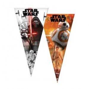 6 SACOS CELOFANE 20X40 STAR WARS