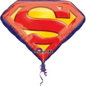 BALÃO FOIL SUPERSHAPE SUPER HOMEM EMBLEMA
