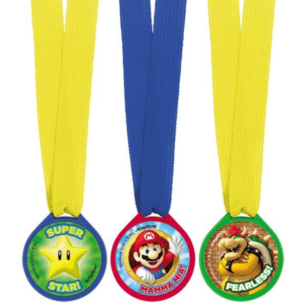 12 MEDALHAS SUPER MARIO