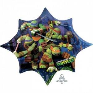 BALÃO FOIL SUPERSHAPE TARTARUGAS NINJA