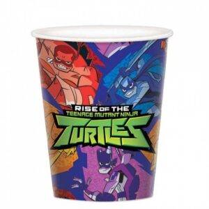 8 COPOS 267 ML TARTARUGAS NINJA