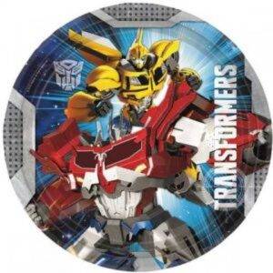 8 PRATOS 23 CM TRANSFORMERS 2