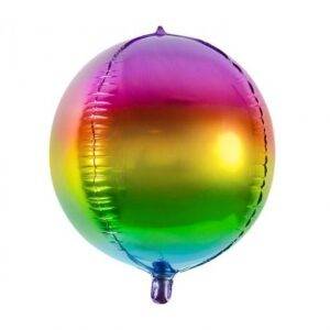 BALÃO FOIL 40 CM ORBZ ARCO-ÍRIS