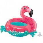 BALÃO FOIL SUPERSHAPE FLAMINGO