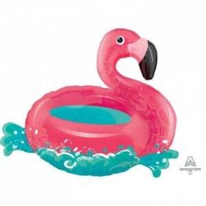 BALÃO FOIL SUPERSHAPE FLAMINGO