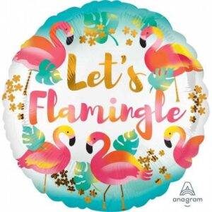 BALÃO FOIL FLAMINGO