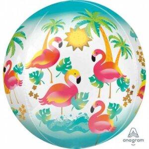 BALÃO FOIL ORBZ FLAMINGO (LET'S FLAMINGLE)