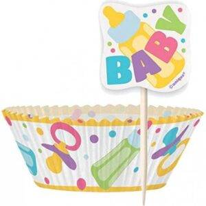 24 FORMAS DE CUPCAKE BABY SHOWER