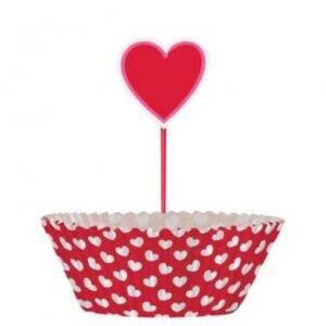 24 FORMAS DE CUPCAKE CORAÇÕES