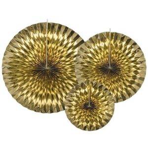 Decorações de papel Glitter Ouro ou Prata