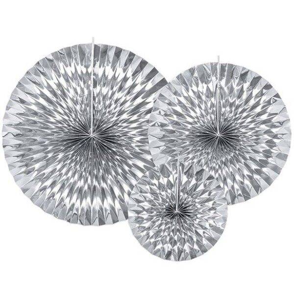 Decorações de papel Glitter Ouro ou Prata
