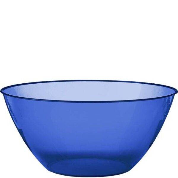 Taça de Servir em Plástico Azul Royal