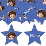 Royal Blue Star Personalised Confetti