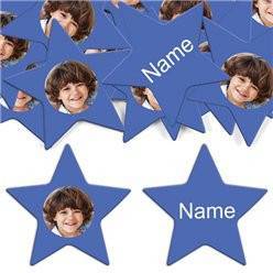 Royal Blue Star Personalised Confetti