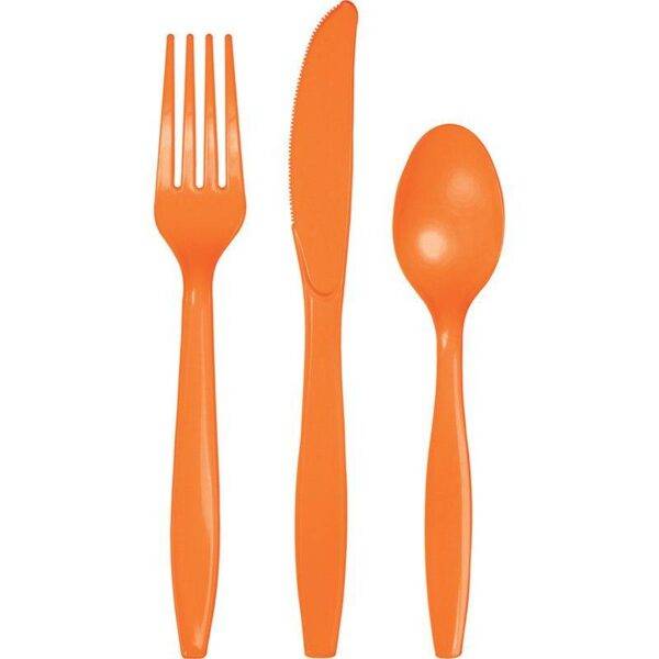 Conjunto Talheres de plástico