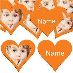 Laranja Star Personalised Confetti