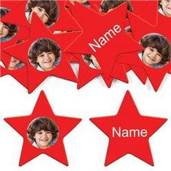 Vermelho Star Personalised Confetti