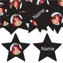Preto Star Personalised Confetti