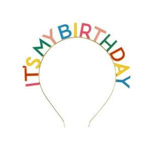 Bandolete Arco-íris "It's My Birthday"
