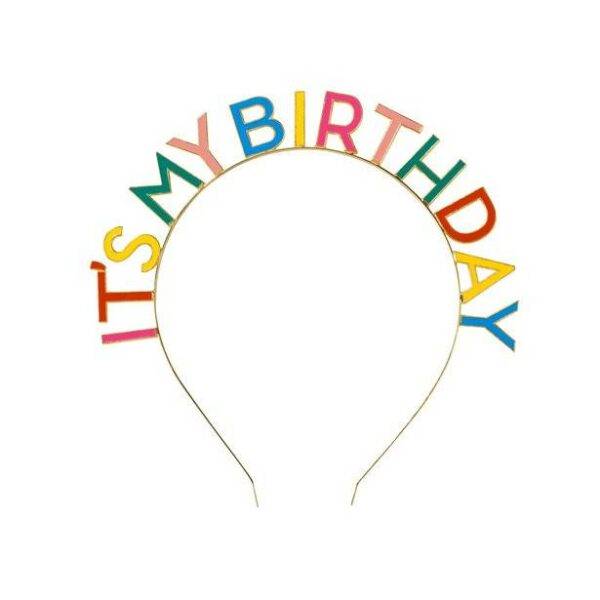 Bandolete Arco-íris "It's My Birthday"