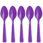Colheres reutilizáveis ​​Roxo