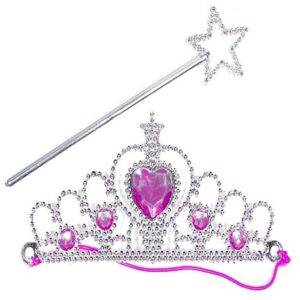 Conjunto de tiara e varinha