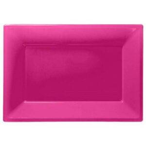 Bandejas para servir rosa choque