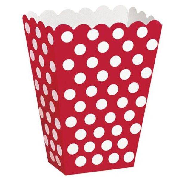 Caixas de pipoca Vermelho