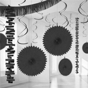 Kit de decoração de papel vermelho e papel alumínio
