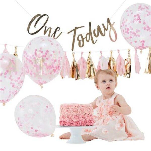 Escolha & misture o bolo de aniversário rosaPastel Kit Smash