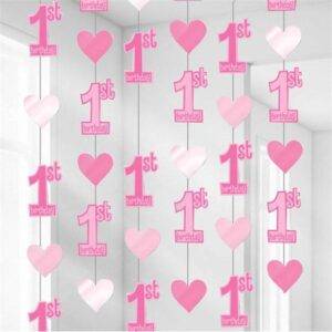 Decoração de cordas para primeiro aniversário - 2 m