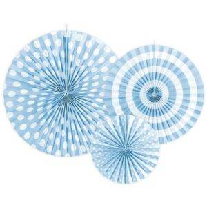 Ventiladores de papel estampado 23 cm - 40 cm
