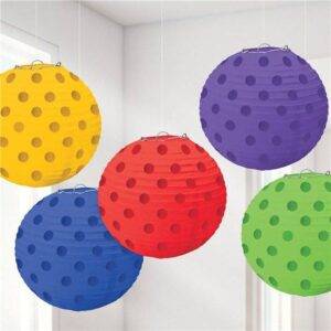 Decorações de Lanterna de Papel Rainbow - 24 cm