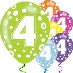 Balões Sortidos de 2º Aniversário - Látex de 11 ''
