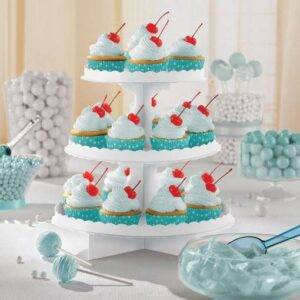 CUPCAKE STAND 29 CM 3 ANDARES BRANCO