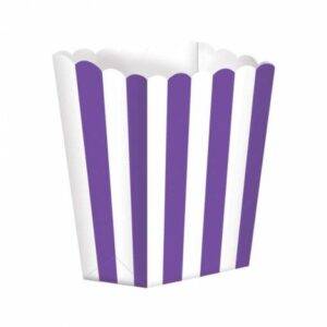 5 CAIXAS DE PIPOCAS RISCAS ROXO