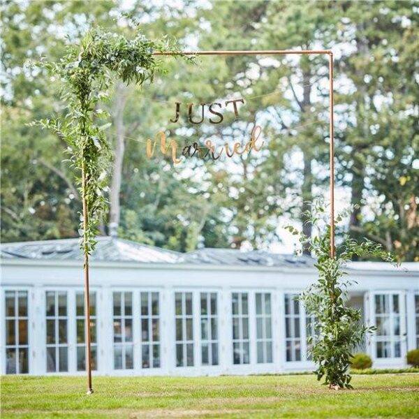 Arco Botânico para Casamento em Cobre - 2 m