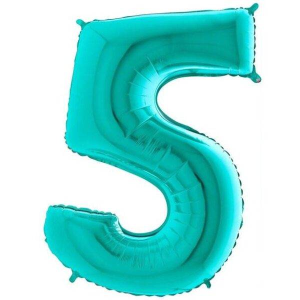 Balão Tiffany Blue Number 4 - folha de 40 "