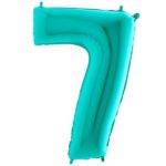 Balão Tiffany Blue Number 6 - folha de 40 "