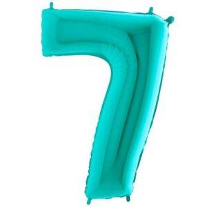 Balão Tiffany Blue Number 6 - folha de 40 "