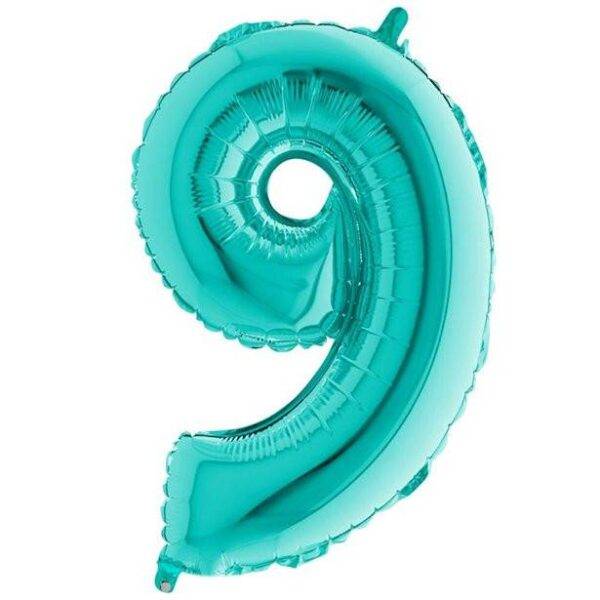 Balão Tiffany Blue Number 8 - folha de 40 "