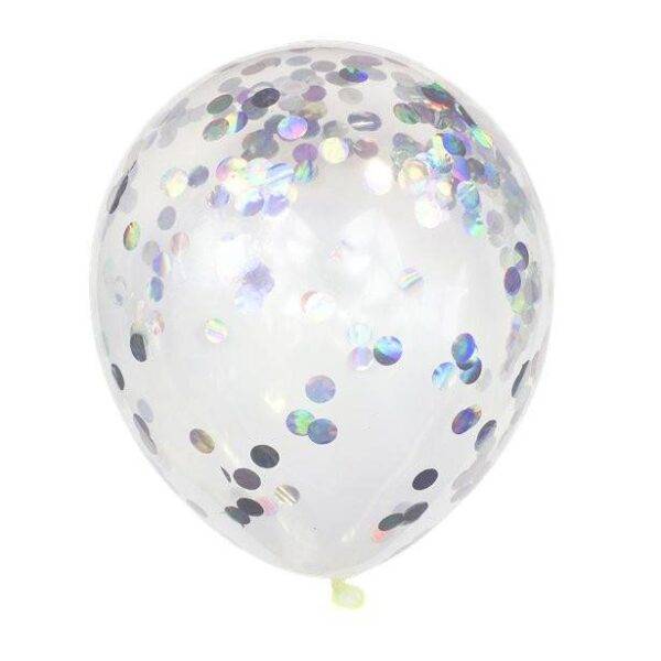 Balões Confetti Estrela Dourada - Látex 12 "