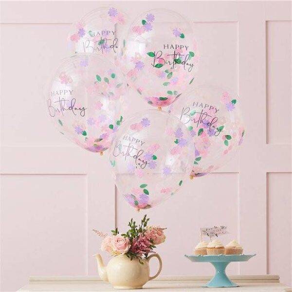 Balões Hello Confetti 30 - Látex 12 "