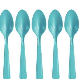 Colheres reutilizáveis Azul - 20 pk