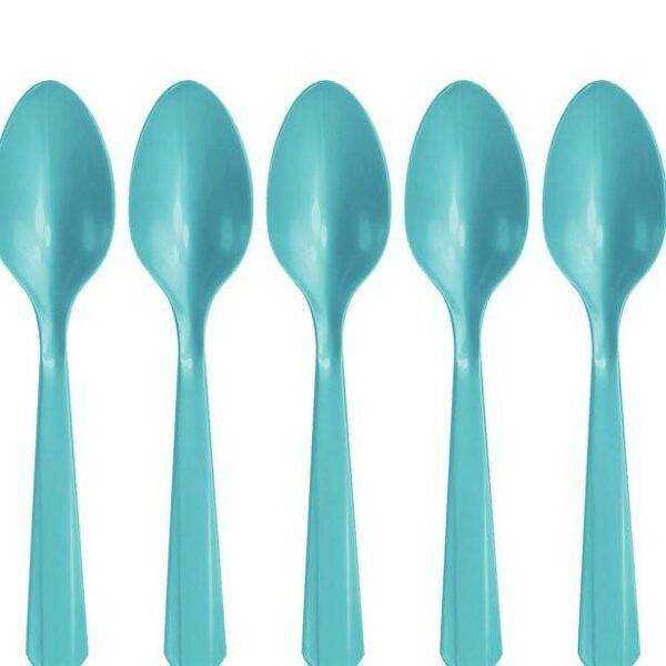 Colheres reutilizáveis Azul - 20 pk