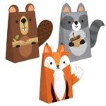 Animais da floresta bolsas