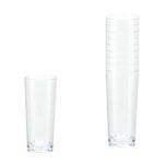 Mini Copos de Vinho em Plástico Transparente - 71 ml
